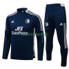 Feyenoord Rotterdam Ensemble Sweat d'Entraînement Quarter-Zip 21-22 Bleue Pour Homme